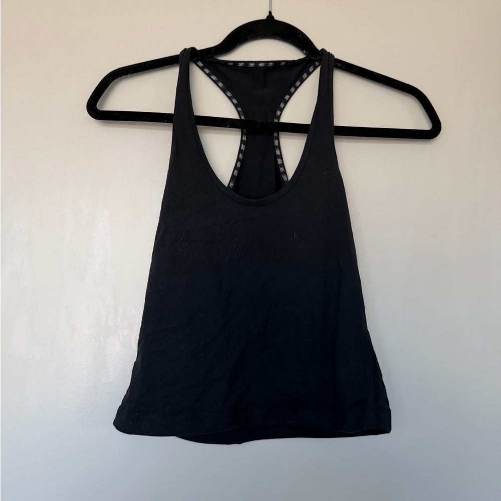 lululemon athletica Black Racerback Tank Top